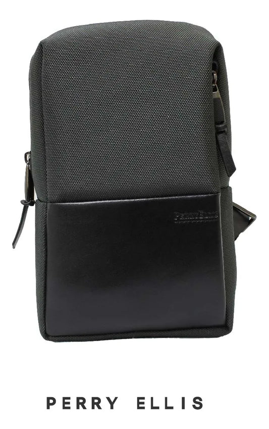 Bandolera Perry Ellis Original Crossbody Para Hombre - Estilo Portafolio