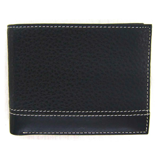 Billetera Ejecutiva Perry Ellis - Piel Auténtica Negro