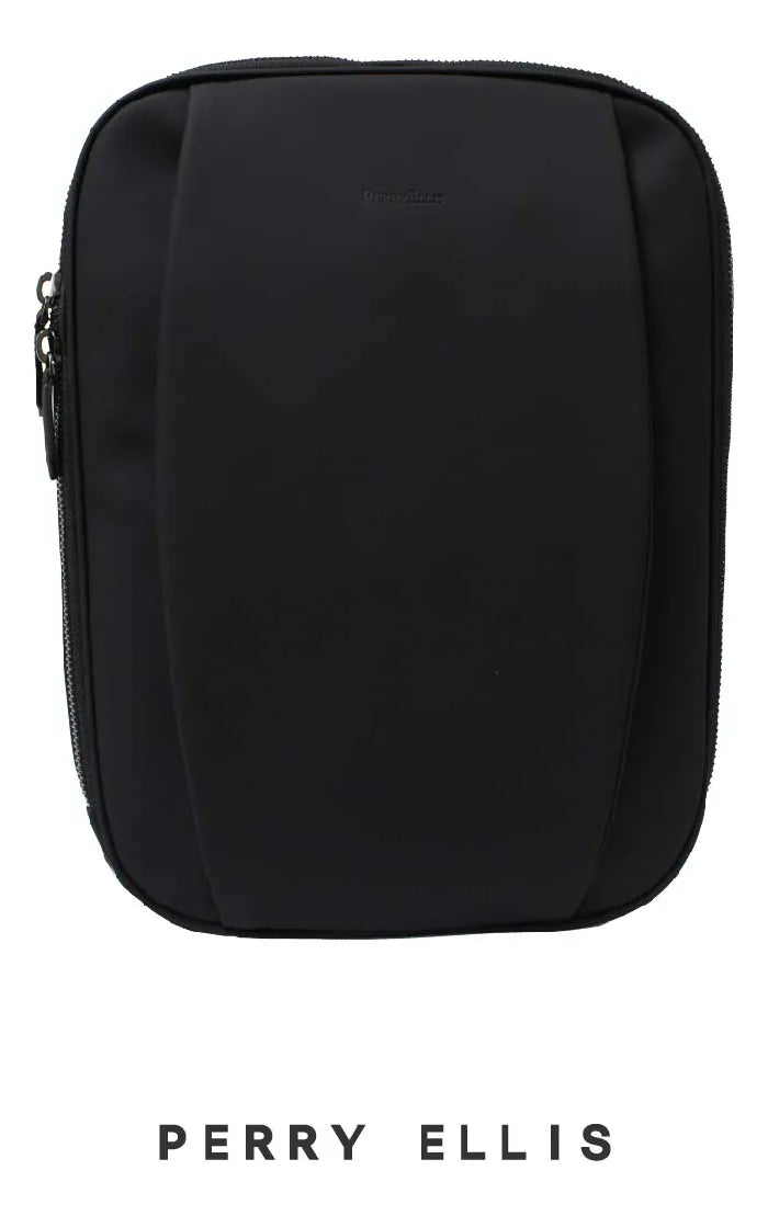 Mochila Laptop Perry Ellis Original Para Hombre En Negro - Gran Capacidad