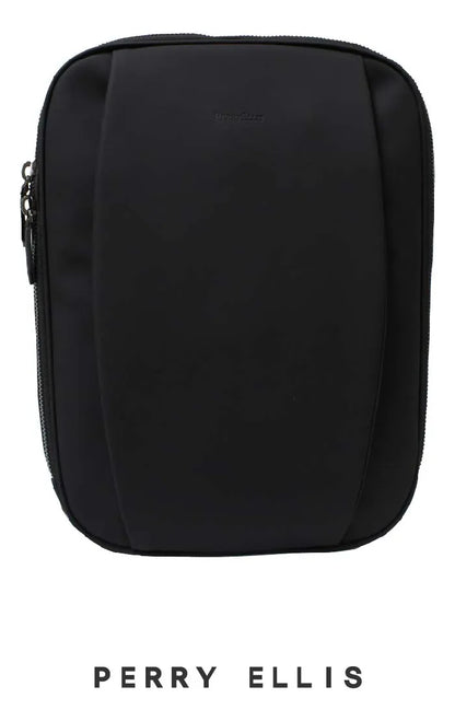 Mochila Laptop Perry Ellis Original Para Hombre En Negro - Gran Capacidad