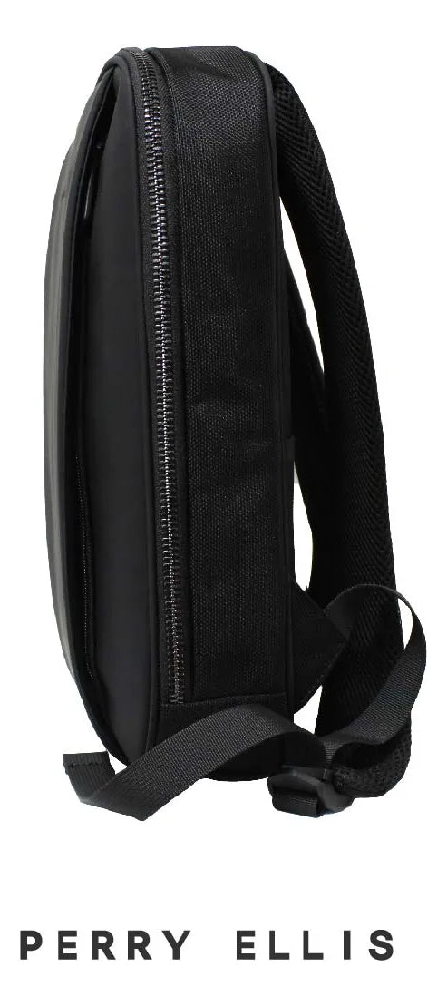Mochila Laptop Perry Ellis Original Para Hombre En Negro - Gran Capacidad