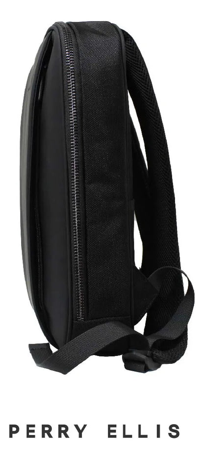 Mochila Laptop Perry Ellis Original Para Hombre En Negro - Gran Capacidad