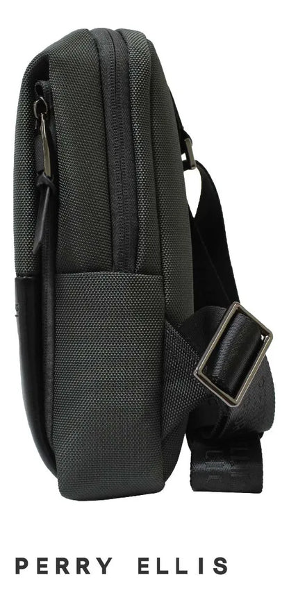 Bandolera Perry Ellis Original Crossbody Para Hombre - Estilo Portafolio