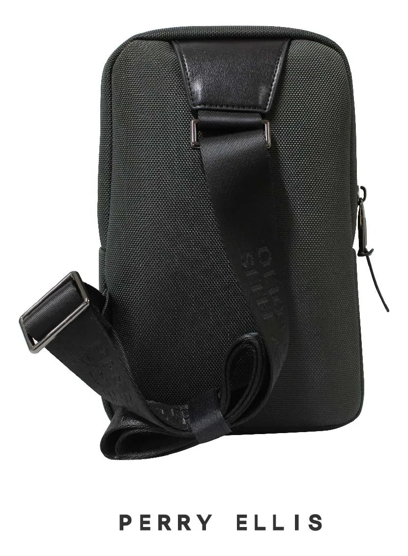 Bandolera Perry Ellis Original Crossbody Para Hombre - Estilo Portafolio