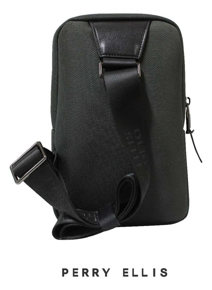 Bandolera Perry Ellis Original Crossbody Para Hombre - Estilo Portafolio