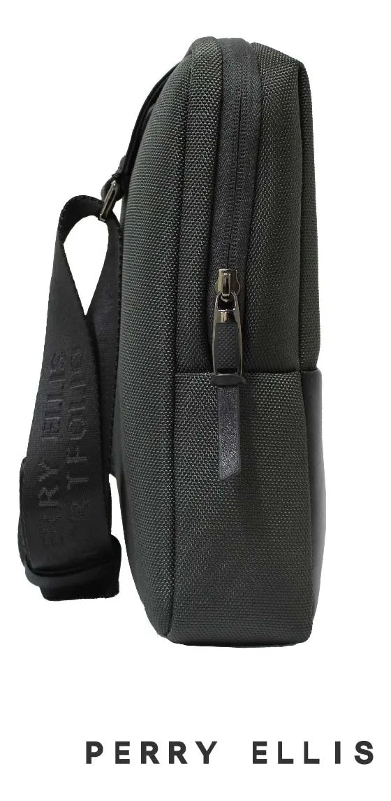 Bandolera Perry Ellis Original Crossbody Para Hombre - Estilo Portafolio