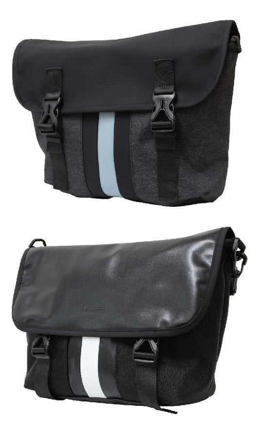 Maleta Messenger Perry Ellis Original Doble Vista Para Hombre - Gran Capacidad