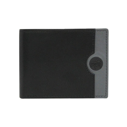 Cartera Iconic En Piel Original Penguin Negro