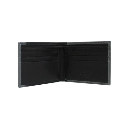 Cartera Iconic En Piel Original Penguin Negro