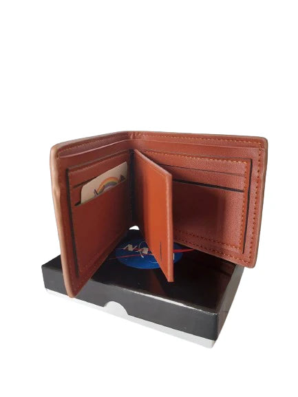 Billetera Premium NASA En Piel Café