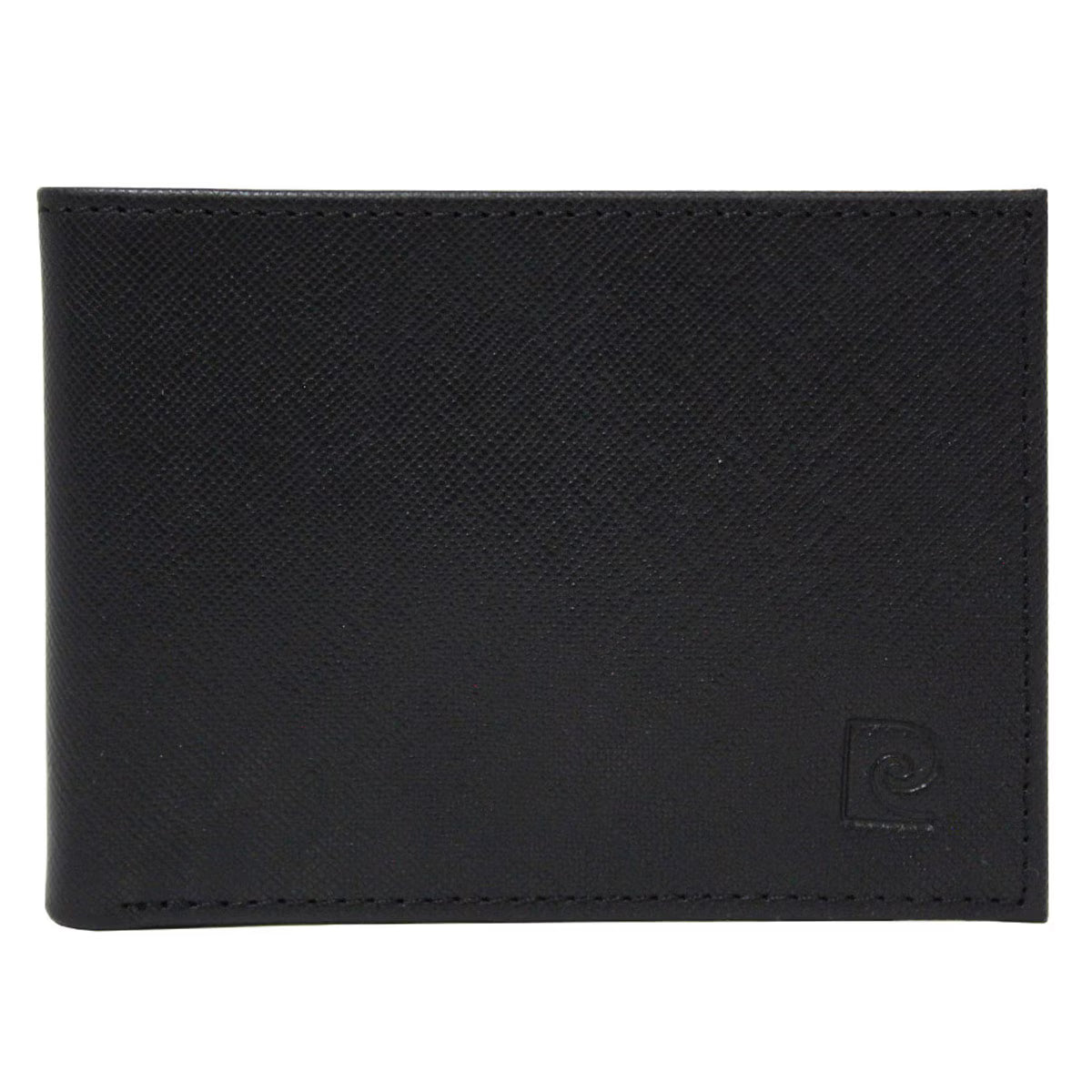 Billetera Reversible Pierre Cardin En Piel Negra