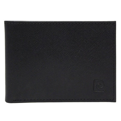 Billetera Reversible Pierre Cardin En Piel Negra