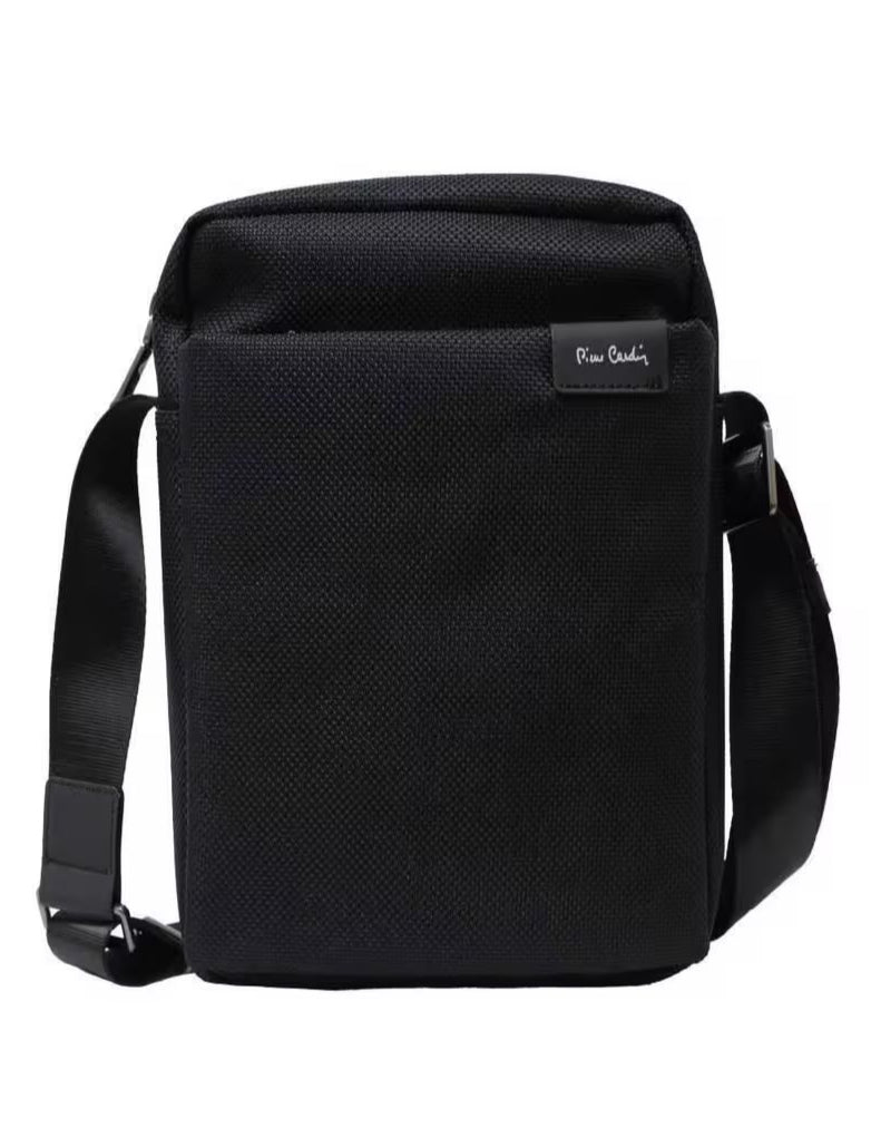 Bandolera Pierre Cardin En Negro - Elegancia Francesa Premium